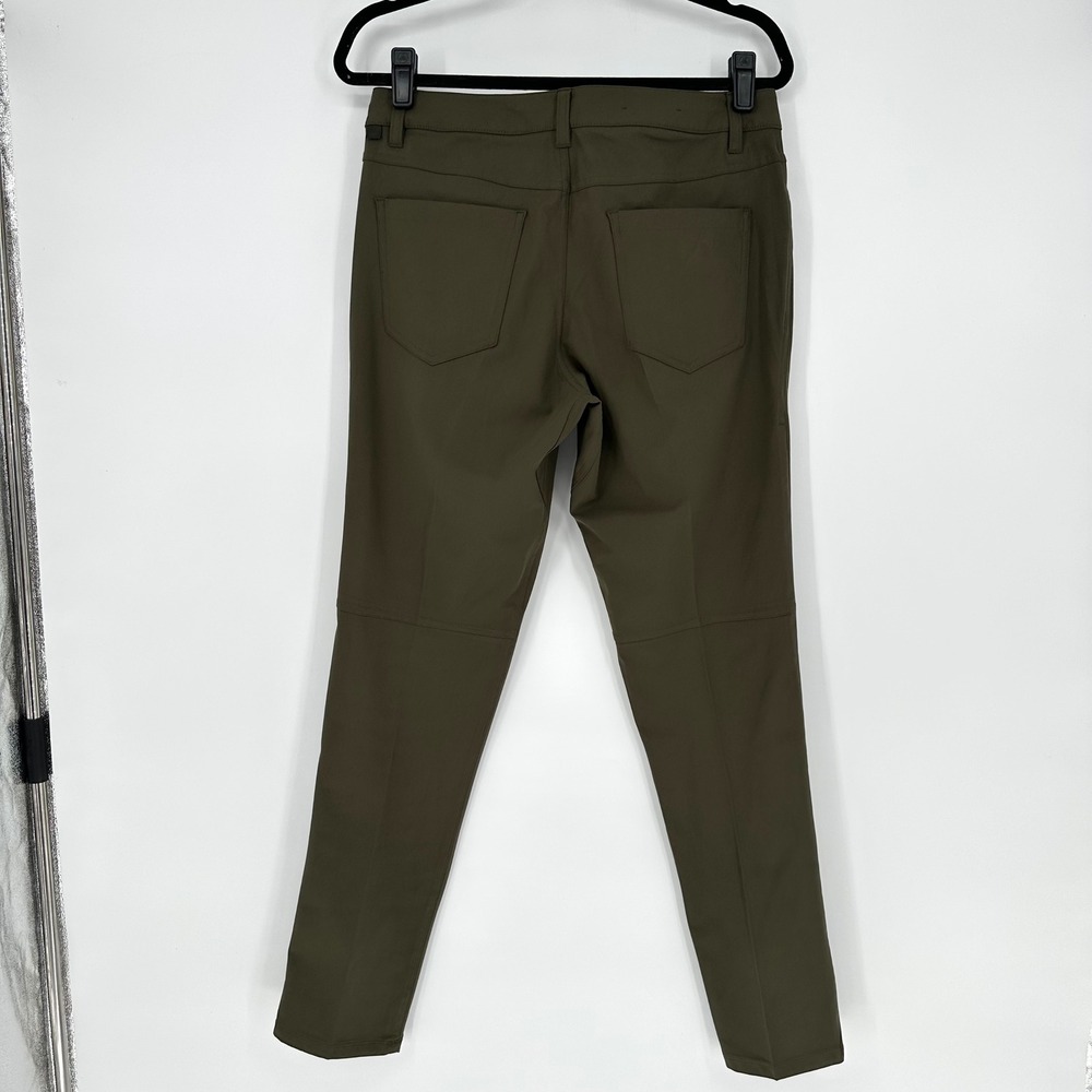 Lululemon ABC Slim Fit 5 Pocket Olive Green Stretchy Slim Pant  Men's 31x30 - Picture 4 of 8